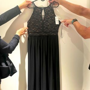 Black long formal dress